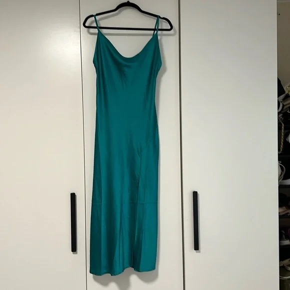 green emerald velvet dress Piece of My Heart Dress Xs Matcha by Lane 201 main image 1